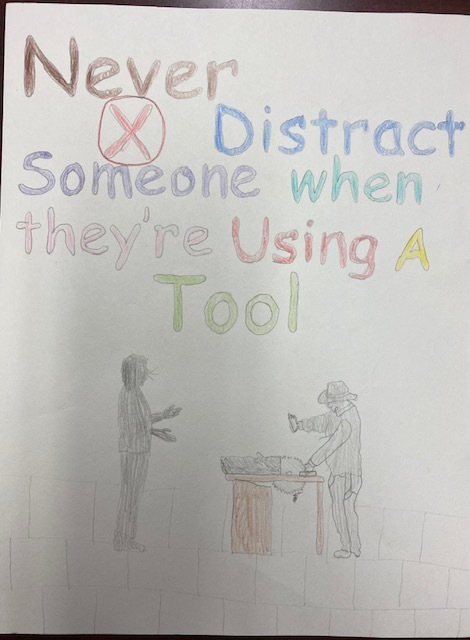 Never distract someone when they're using tools