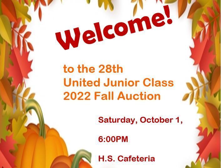 Auction Flyer Cover