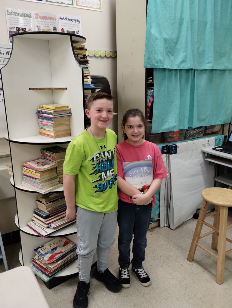 Guest reader and her brother